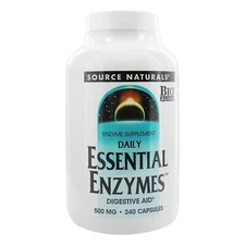 Source Naturals Essential Enzymes 500 Mg, 240 Capsules