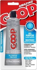 2 Pack Amazing GOOP 3.7 oz Glue Adhesive Sealant for Plastic Wood Metal Glass