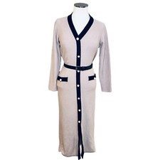 SHEIN Women’s Tan Soft Sweater Long Sleeve Dress