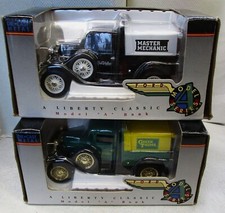 2/3 Set of Liberty Classics Ford Model A True Value Banks