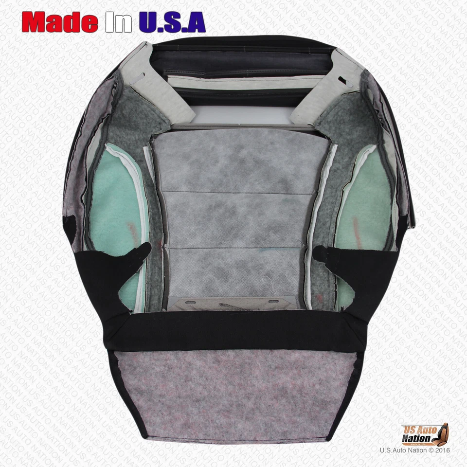 Mercedes Benz GLC300 2016 2017 2018 parte inferior del conductor cubierta de cuero perforada negra Foto 3 de 4