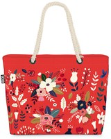 Void Tasche Landhaus Blumenmuster Bauern-Stil Blumen-Strauss Hochzeit
