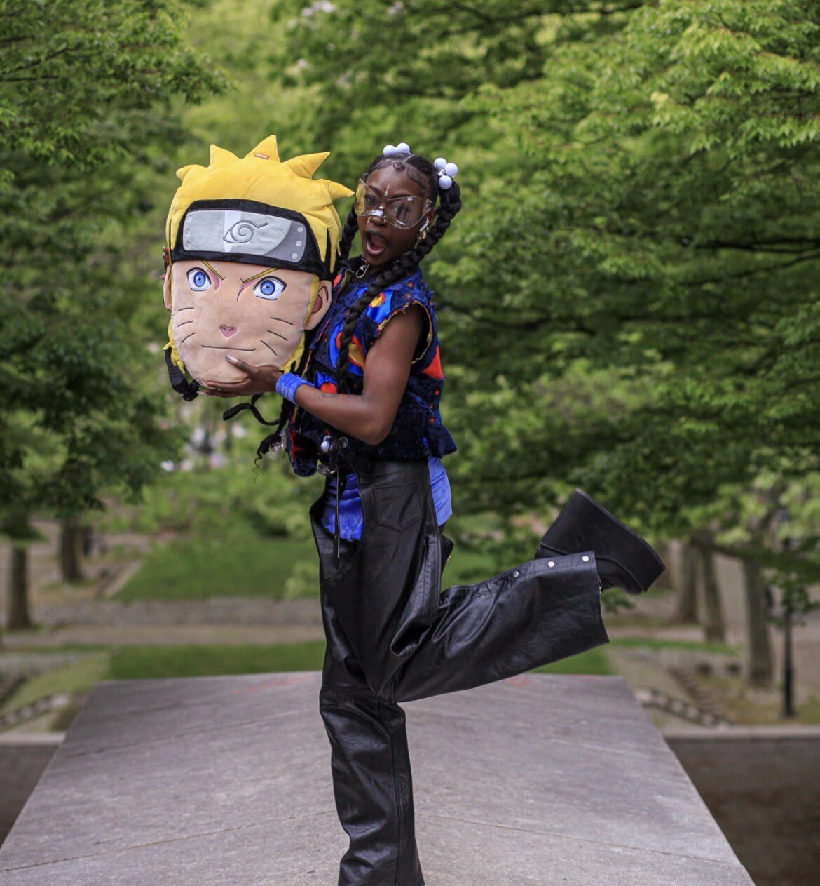 NWT! SPRAYGROUND Backpack Hot Seller Rare Naruto Plush Large Head Authentic