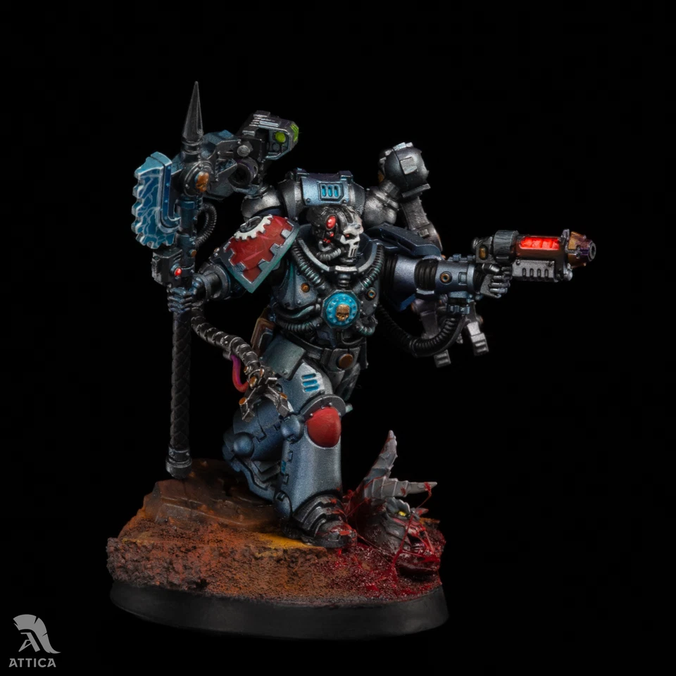 Primaris Techmarine Grey Knights painted figure Warhammer 40k Pre-Sale | Art - Image 3 of 4