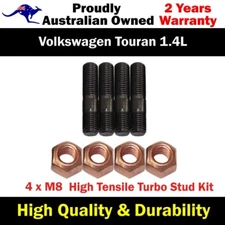 High Tensile Twin Turbo Charger Stud Kit For Volkswagen Touran 1.4L
