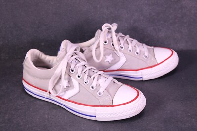 Converse Sneaker Chucks Star Player OX Gr. 36,5  grau weiß Unisex Canvas BC479