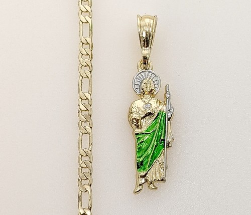 Bellissimo Braccialetto Con Catena Cubana Di Colore Placcato Oro - Foto 6