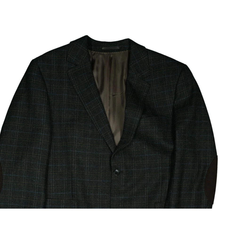 J.PHILIPP Herren Sakko Blazer Karo Jacke Business Anzug 27 XL kariert Braun NEU. - Bild 2 von 3