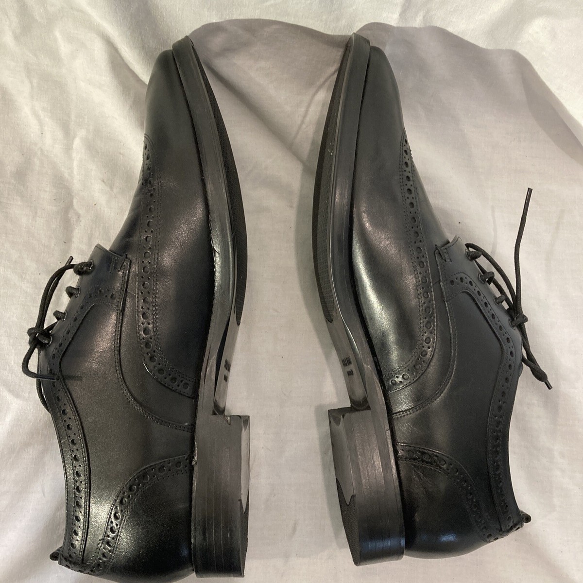 Cole Haan Men\'s Jefferson Grand Wingtip Oxford Black Leather Size 11 M COLE HAAN Grand.OS Jefferson Wingtip Oxford Shoes 10.5 M  main image 2