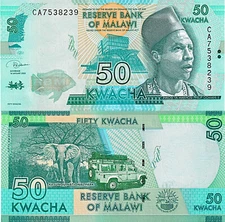 Malawi 50 Kwacha, 2020, P-64g, Uncirculated