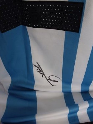 Argentina Jersey Alexis Mac Allister Signed World Champion Adidas