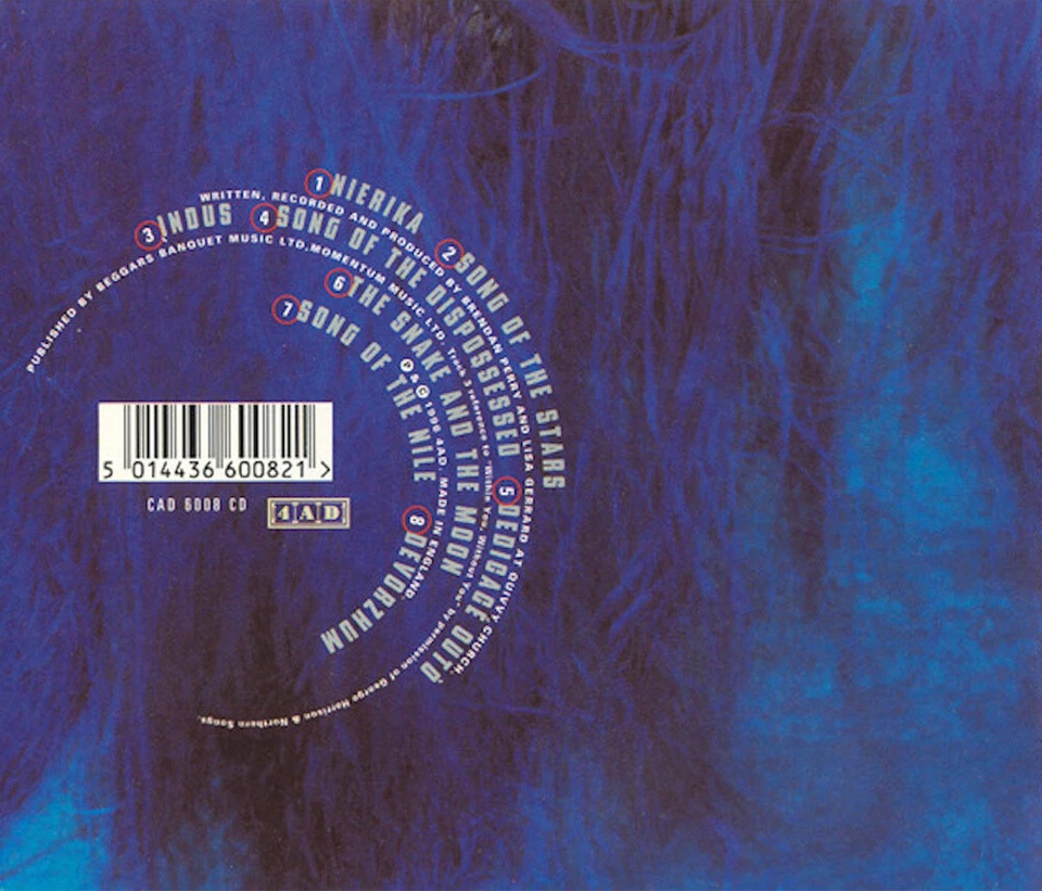 Dead Can Dance ‎– Spiritchaser (CD, Album, UK Edition) - Immagine 2 di 2