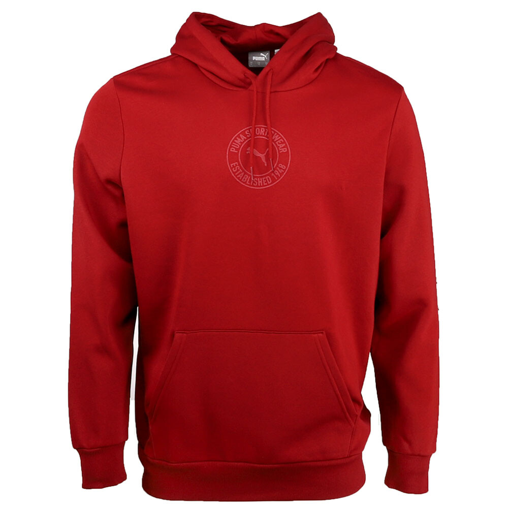 Спортивная одежда Puma в тон графической толстовке с капюшоном Мужская красная повседневная верхняя одежда 68439013