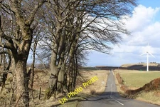 Photo 6x4 Straight road beyond Glebe Knowe Gabroc Hill County boundary si c2015