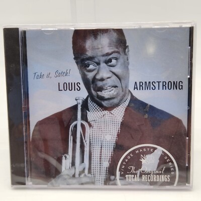 Louis Armstrong  Take It Satch! CD Original Voice Recordings Sealed 