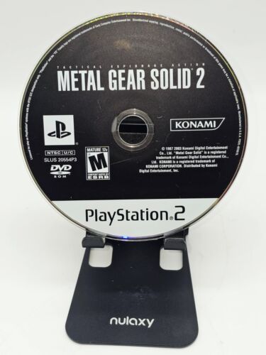 Metal Gear Solid 2: Substance (Sony PlayStation 2, 2003) Disc & Case - Tested