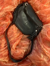 Vintage Black Leather Purse