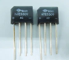 NTE 5309 4 Amps, 200 Volt Full-Wave Bridge Rectifier (Qty 2)