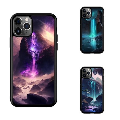For Motorola Moto Google Pixel Huawei Metal Case Epic Fantasy waterfall Saga