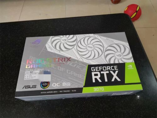 ASUS ROG Strix GeForce RTX 3070 8GB GDDR6 Graphics Card - White - Afbeelding 1 van 7