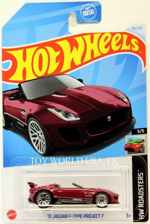 2024 Hot Wheels #116 HW Roadsters '15 Jaguar F-Type Project