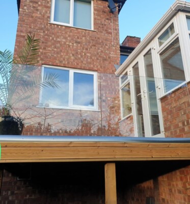 12 mm gehärtete Sicherheitsglasscheiben/Treppe/Podest/Geländer/Verglasung/Balkon
