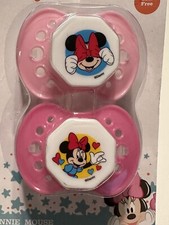 NEW Disney Baby Pacifiers Pink Orthodontic BPA free