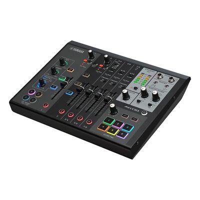 YAMAHA AG08 B Schwarz 8ch Live Streaming Mixer USB Audio Interface Sprachwech...