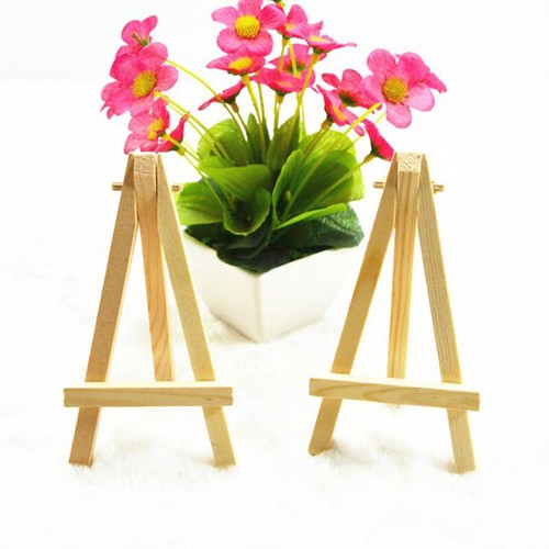 Mini Wooden Tripod Easel Display Painting Stand Card Canvas Picture ...
