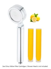 2 Vitamin C Cartridge Refills-Assorted for Aroma Sense Handheld Shower Head