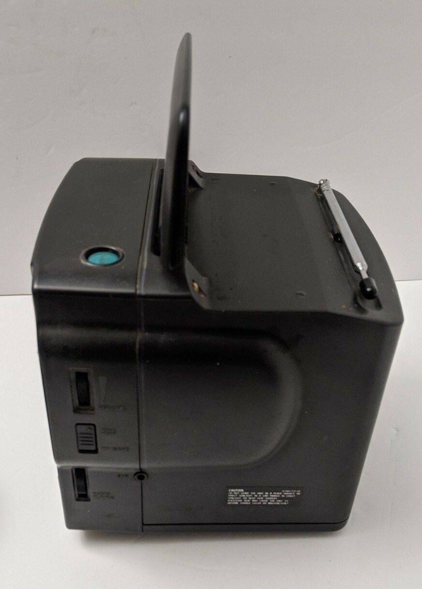 Vintage Sony Mega Watchman Walkman Portable TV AM/FM Radio FD-525