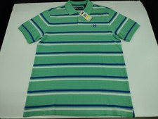 NWT MENS CHAPS SIZE MEDIUM M SHORT SLEEVE POLO SHIRT 2110