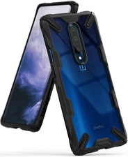 For OnePlus 7 Pro Case | Ringke [FUSION-X] Clear PC Back Shockproof Bumper Cover
