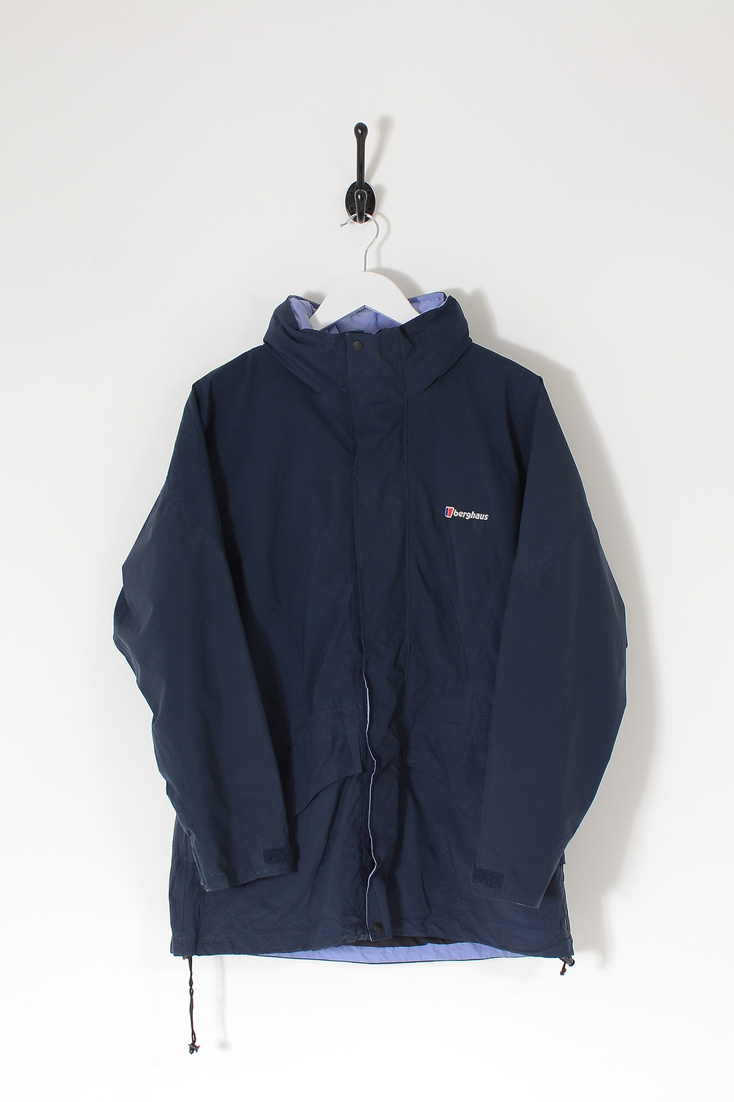 Vintage Women's Berghaus Raincoat Navy 