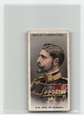 1917 Wills s Allied Army Leaders #35 H.M. King of Rumania MID GRADE