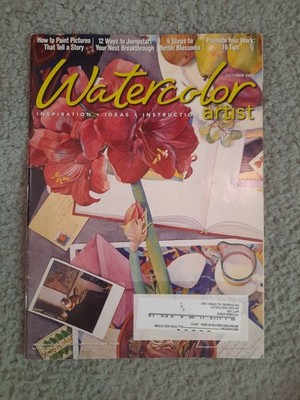 Watercolor Artist Magazine, October 2009. Inspiration, Ideas, Instruction