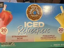 2 box / 80 K-Cups - Keurig Iced Refreshers Strawberry Acai PineapplePassion Pods