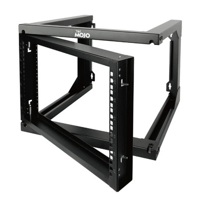 Tecmojo 6U Wall Mount Server Rack 18'' Depth Swing Open Frame 19''