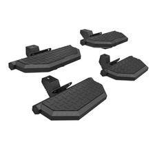 Powder-Coated Running Boards for 2018-2025  - Supports 700lbs,  Functional