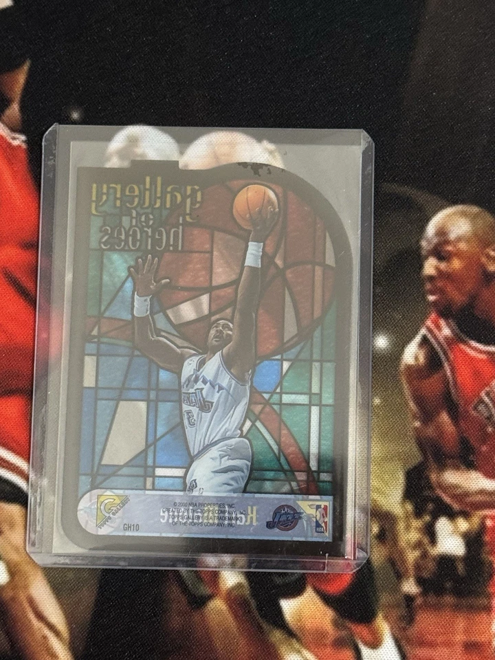 Karl Malone Topps Gallery of Heroes 2020 Stained Glass Style - image 2 of 2