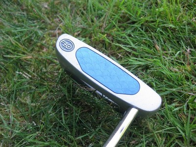 Nike OZ Blue Chip Mallet Putter Left Hand Steel Shaft - Excellent
