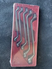 New Snap On 12 Pt STANDARD Deep 60° Offset Box Wrench 5 Pcs Set - XO605 SAE