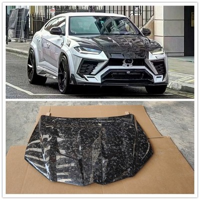 forge carbon fiber front bonnet engine scoop hood for lamborghini urus msy style