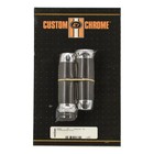 Chrome Panorama TBW Grip Set Fit For Harley Handlebar Throttle By Wire Grips 08