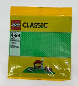 Lego Classic Baseplate 10700 Green  Building Construction 10 x 10 Square Retro