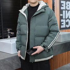 Autumn Winter Thermal Thick Men Jackets Fashion Warm Coat Parkas Loose Smart Cas