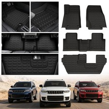 Floor Mats for Jeep Grand Cherokee L 2021-2025 ONLY for 7 Seaters Without Ce...