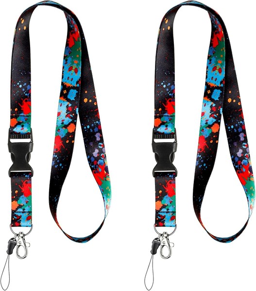 Uniclife 2 StüCk Niedliche Lanyards Hals Id-Karte Lanyard Frauen Schnelles-image