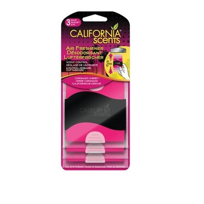 California Scents Slider Auto Lufterfrischer Coronado Cherry (3er Pack)
