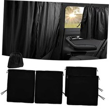 Car Privacy Curtains for Windows - Blackout Car Divider Curtain and Side 3Pcs